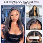 Glueless Straight T-Part Lace Human Hair Wig - Blonde | 10"-28"