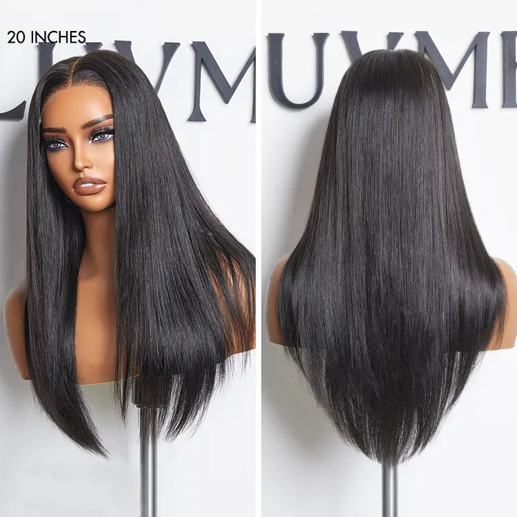 Glueless Straight V-Part Human Hair Wig | 10"-28"