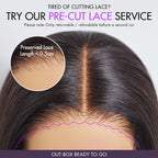 Glueless Straight V-Part Human Hair Wig | 10"-28"