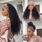 Loose Wave Headband Human Hair Wig | 10"-28"