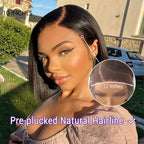 Glueless Bob Human Hair Wig - Highlight | 8"-14"