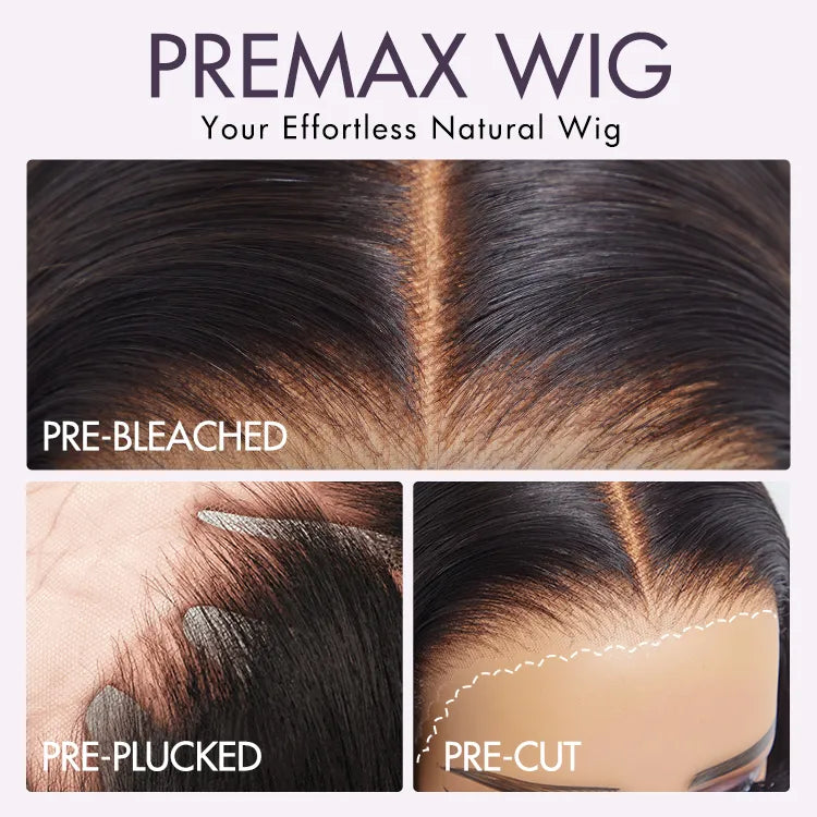Glueless Bob Human Hair Wig - Highlight | 8"-14"