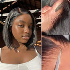 Glueless Bob Human Hair Wig - Highlight | 8"-14"