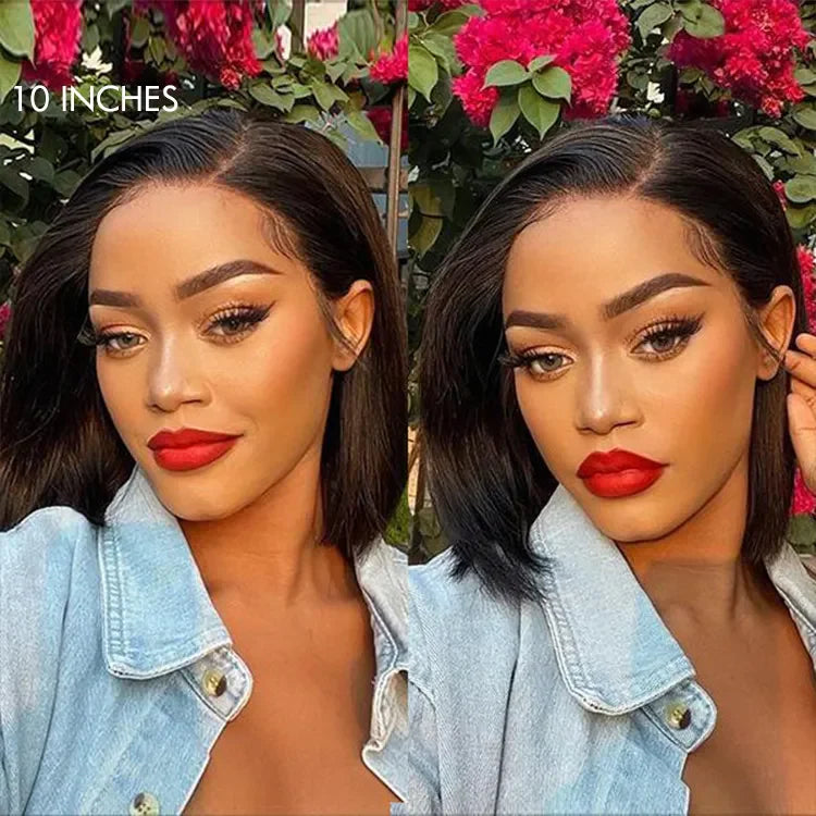 Glueless Bob Human Hair Wig - Highlight | 8"-14"