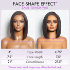 Glueless Bob Human Hair Wig - Highlight | 8"-14"