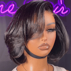 Glueless Bob Human Hair Wig - Highlight | 8"-14"