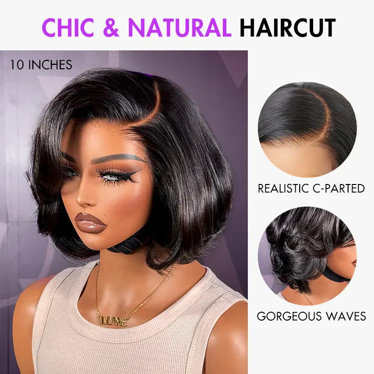 Glueless Bob Human Hair Wig - Highlight | 8"-14"