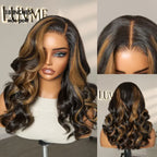 Glueless HD Lace Loose Wave T-Part Lace Human Hair Wig - Red | 10"-28"