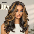 Glueless HD Lace Loose Wave T-Part Lace Human Hair Wig - Red | 10"-28"