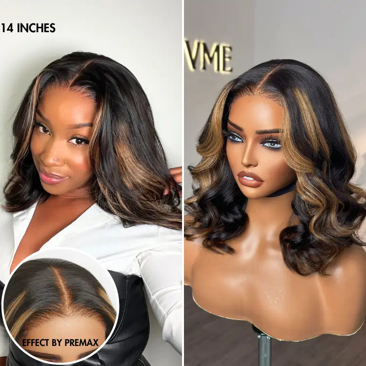 Glueless HD Lace Loose Wave T-Part Lace Human Hair Wig - Red | 10"-28"