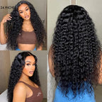 Glueless HD Lace Curly T-Part Lace Human Hair Wig 180% Density | 8"-14"