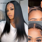 Glueless Layered 5X5 Closure Human Hair Wig - Red Pre-Plucked 180% Density | 10"-28"