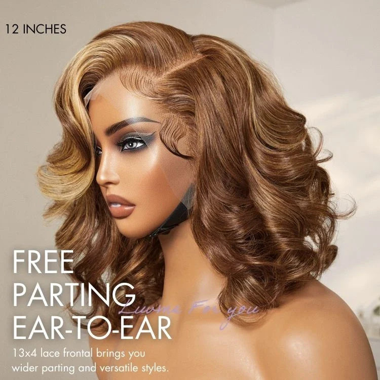 Glueless Body Wave 13X4 Frontal Human Hair Wig - Red | 10"-28"