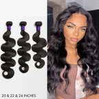 HD Lace Body Wave 100% Virgin Human Hair Bundles - Blonde | 12"-30"