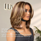Glueless Layered T-Part Lace Human Hair Wig - Red | 8"-14"