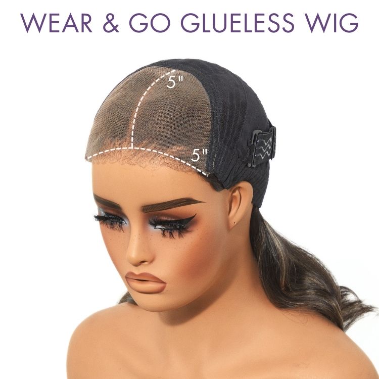 Glueless Layered T-Part Lace Human Hair Wig - Red | 8"-14"