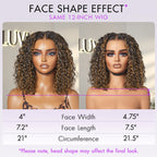 Glueless Curly T-Part Lace Human Hair Wig - Grey | 10"-28"