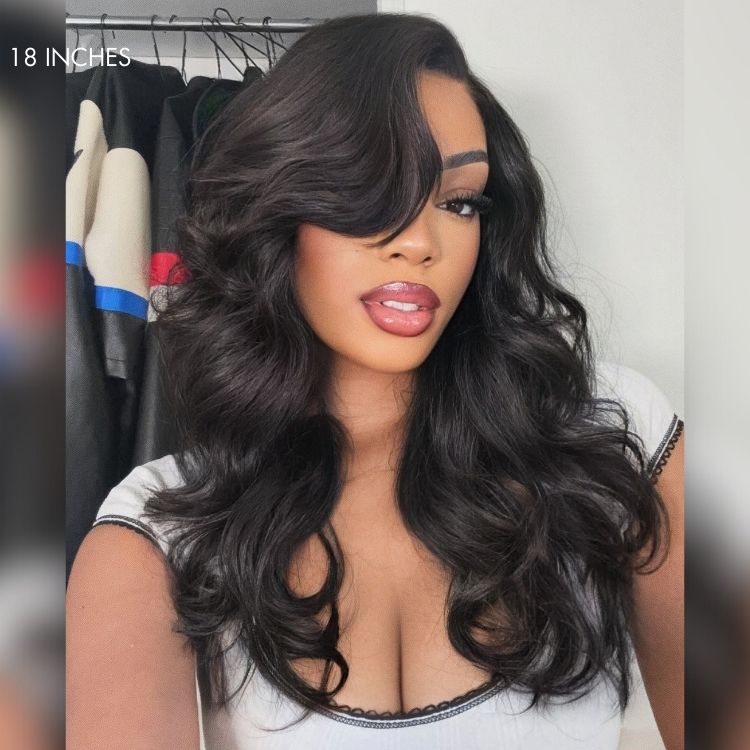 Glueless HD Lace Layered T-Part Lace Human Hair Wig - Red 180% Density | 10"-28"