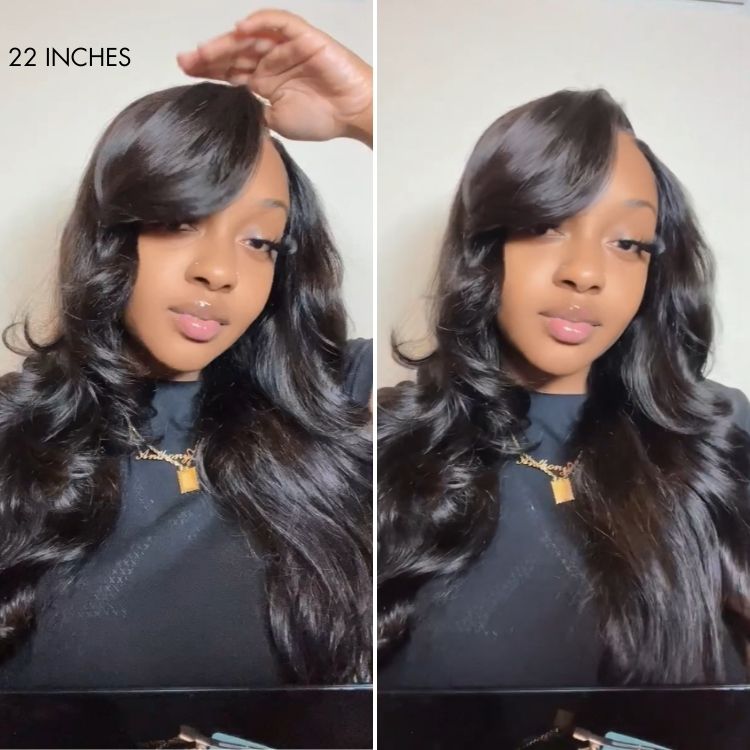 Glueless HD Lace Layered T-Part Lace Human Hair Wig - Red 180% Density | 10"-28"
