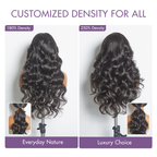 Glueless HD Lace Body Wave T-Part Lace Human Hair Wig 250% Density | 10"-28"