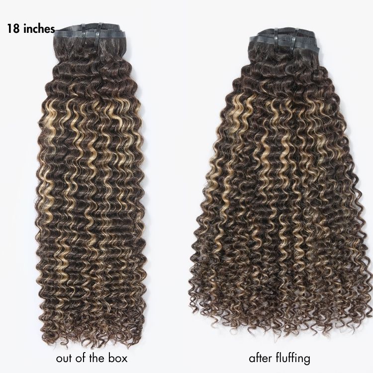 Curly Human Hair Wig - Highlight | 10"-28"