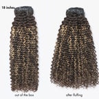 Curly Human Hair Wig - Highlight | 10"-28"