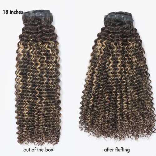 Curly Human Hair Wig - Highlight | 14"-24"
