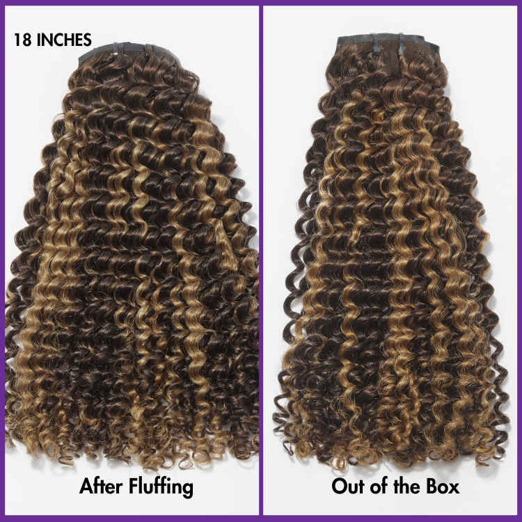 Curly Human Hair Wig - Highlight | 10"-28"