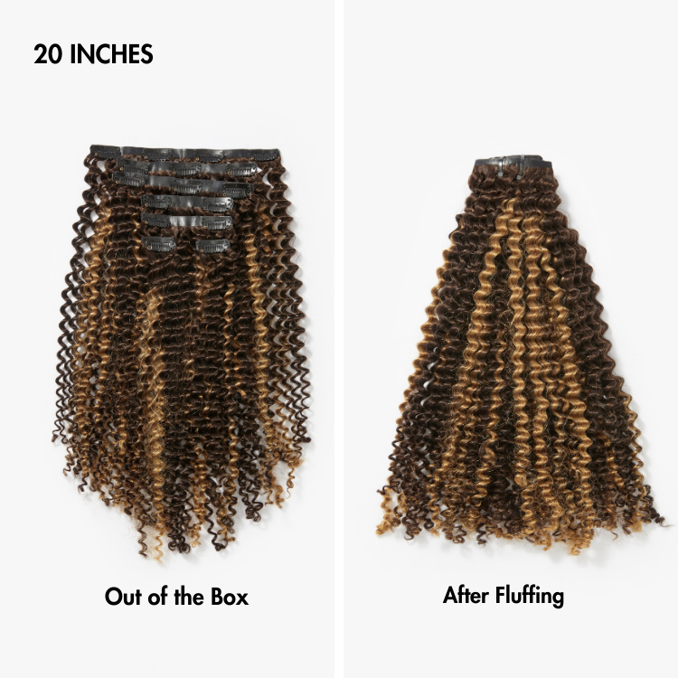 Curly Human Hair Wig - Highlight | 10"-28"