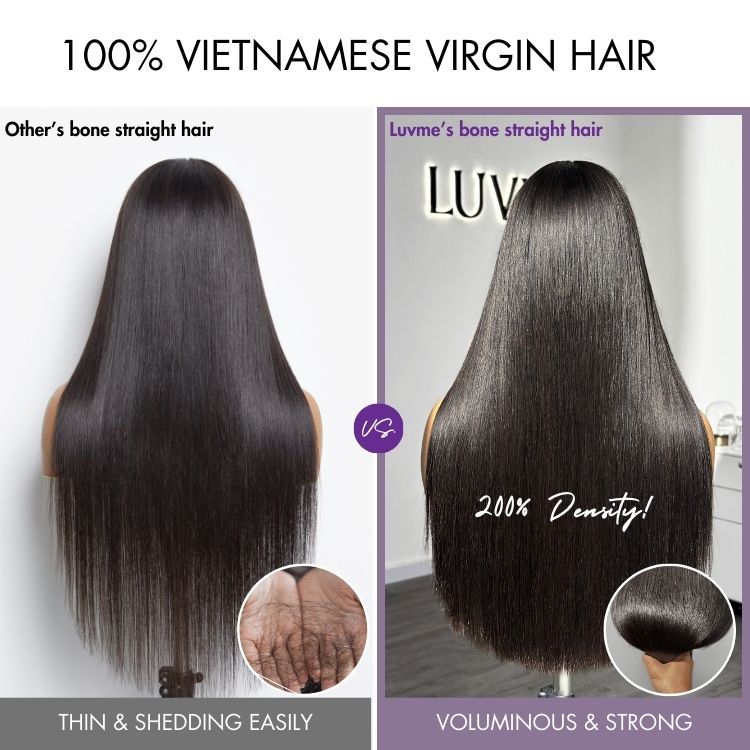 Glueless HD Lace Straight T-Part Lace Human Hair Wig 200% Density | 10"-28"