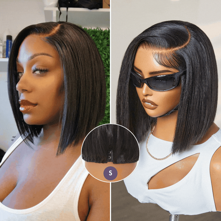 Glueless HD Lace Bob T-Part Lace Human Hair Wig | 8"-14"