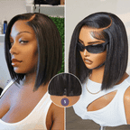 Glueless HD Lace Bob T-Part Lace Human Hair Wig | 8"-14"