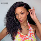 Glueless Curly T-Part Lace Human Hair Wig - Blonde Pre-Plucked | 10"-28"
