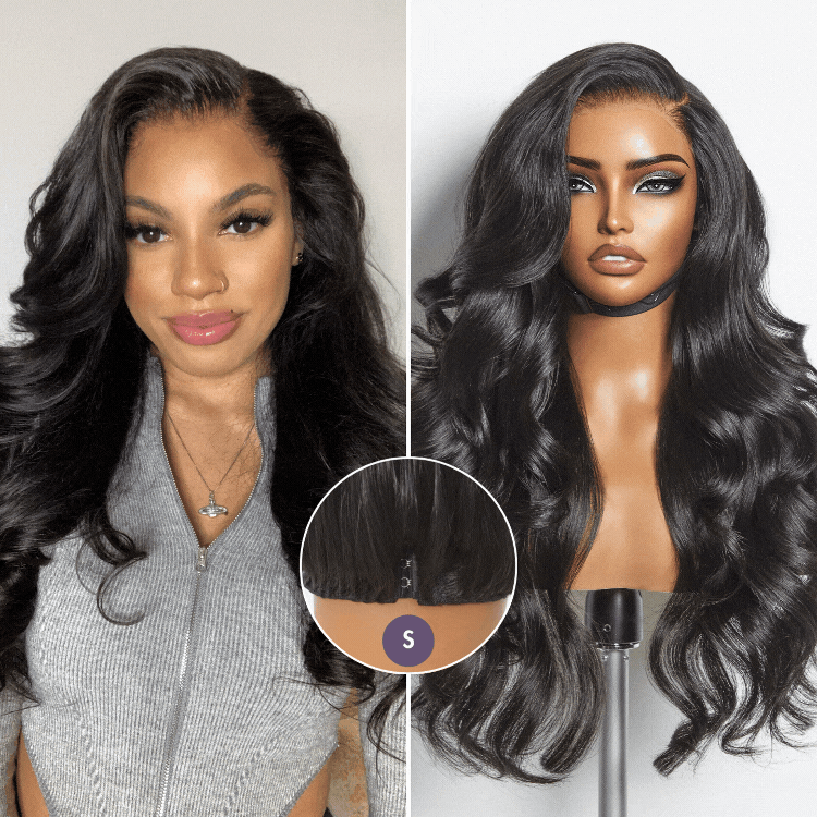 Glueless HD Lace Body Wave T-Part Lace Human Hair Wig | 10"-28"