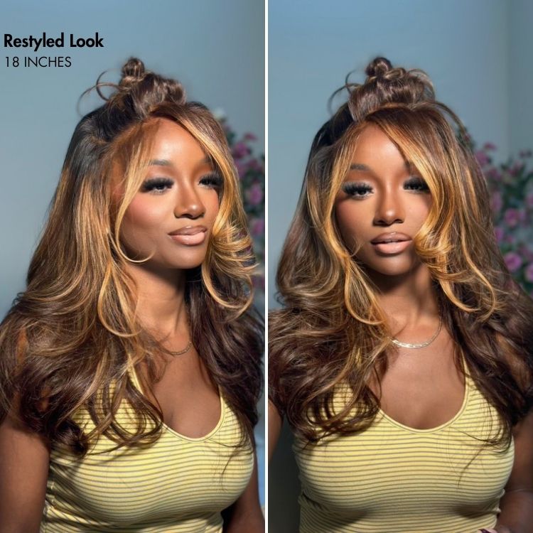 Glueless HD Lace Body Wave T-Part Lace Human Hair Wig | 10"-28"