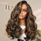 Glueless HD Lace Water Wave T-Part Lace Human Hair Wig - Highlight 200% Density | 10"-28"