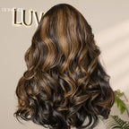 Glueless HD Lace Water Wave T-Part Lace Human Hair Wig - Highlight 200% Density | 10"-28"