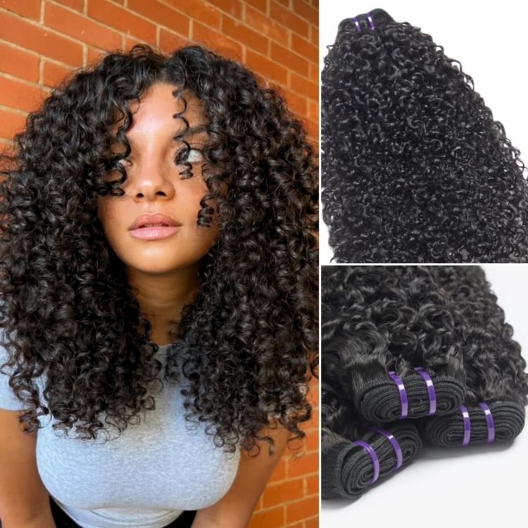 Curly 100% Virgin Human Hair Bundles | 12"-30"
