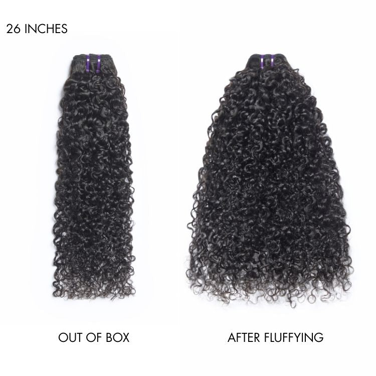 Curly 100% Virgin Human Hair Bundles | 12"-30"