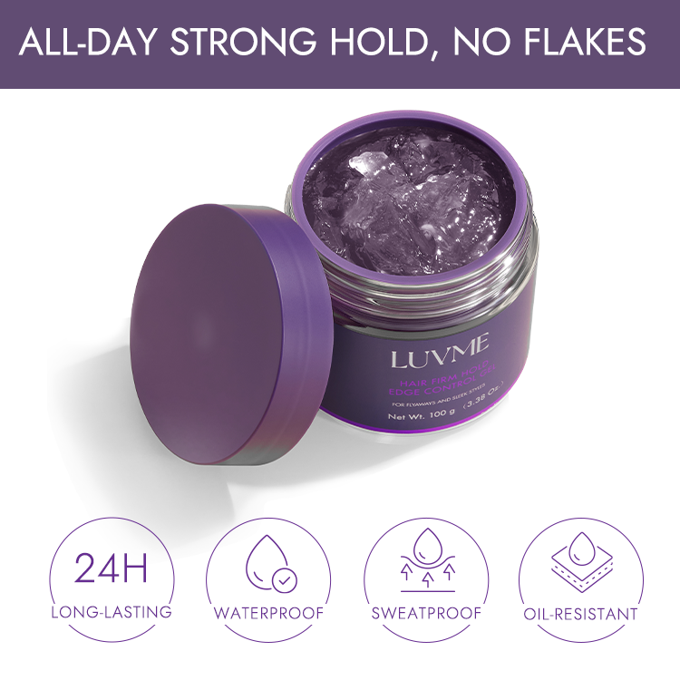 US Only | 1pc Edge Control Gel, 24h Long-Lasting Hold, for...
