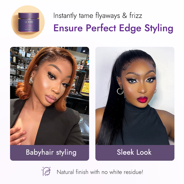 US Only | 1pc Edge Control Gel, 24h Long-Lasting Hold, for...