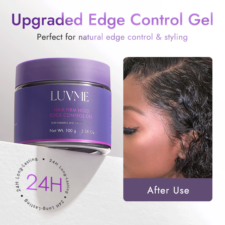 US Only | 1pc Edge Control Gel, 24h Long-Lasting Hold, for...