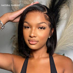 Glueless HD Lace Bob T-Part Lace Human Hair Wig - Blonde | 8"-14"