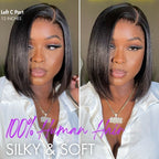 Glueless HD Lace Bob T-Part Lace Human Hair Wig - Blonde | 8"-14"