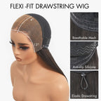 Glueless Straight T-Part Lace Human Hair Wig - Blonde | 10"-28"
