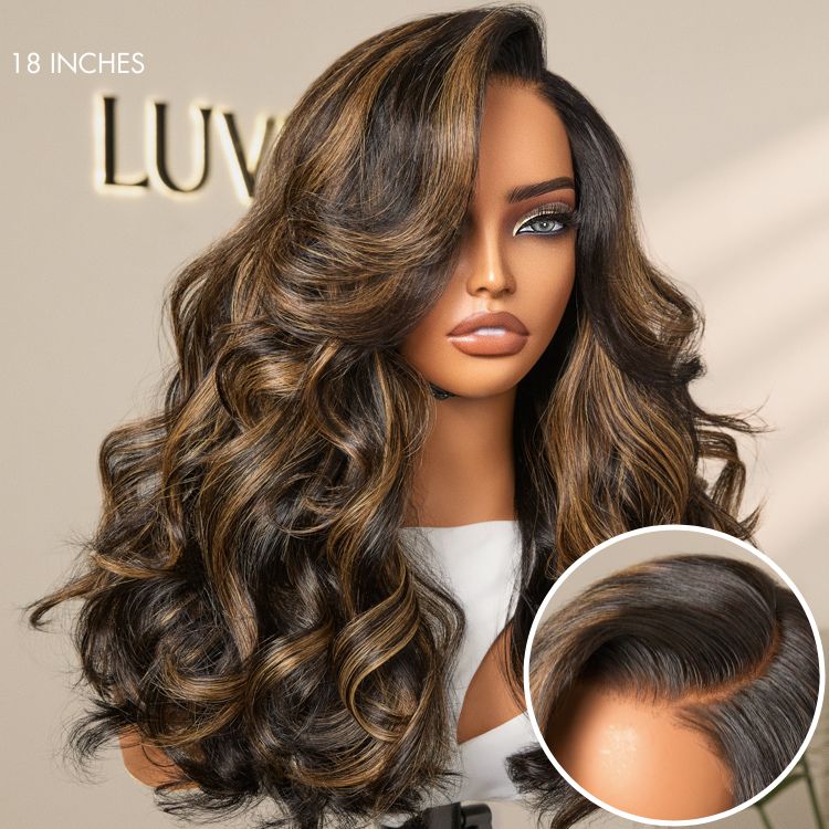 Glueless HD Lace Loose Wave T-Part Lace Human Hair Wig 200% Density | 10"-28"