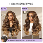 Glueless HD Lace Body Wave T-Part Lace Human Hair Wig - Highlight 180% Density | 10"-28"