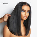 Glueless Bob 5X5 Closure Human Hair Wig - Blonde | 8"-14"