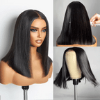 Glueless Bob 5X5 Closure Human Hair Wig - Blonde | 8"-14"