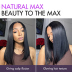 Glueless Bob 5X5 Closure Human Hair Wig - Blonde | 8"-14"